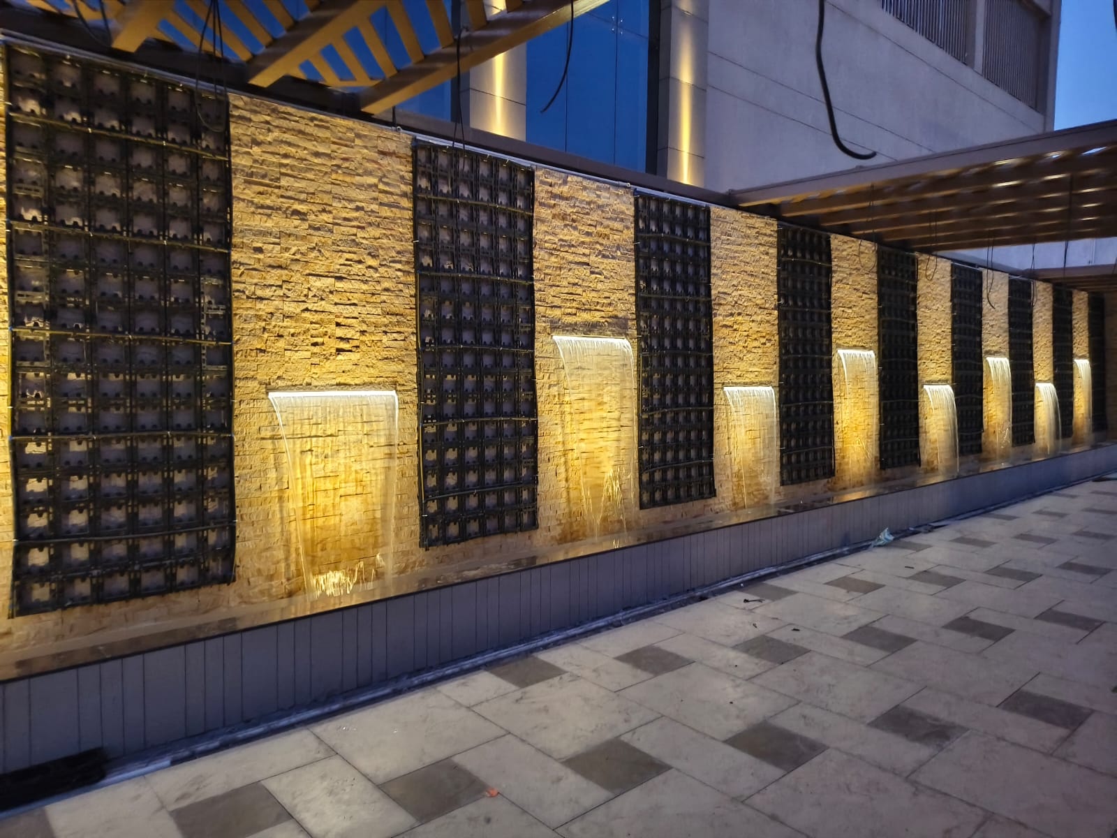 Water Fountain Architectural Installation